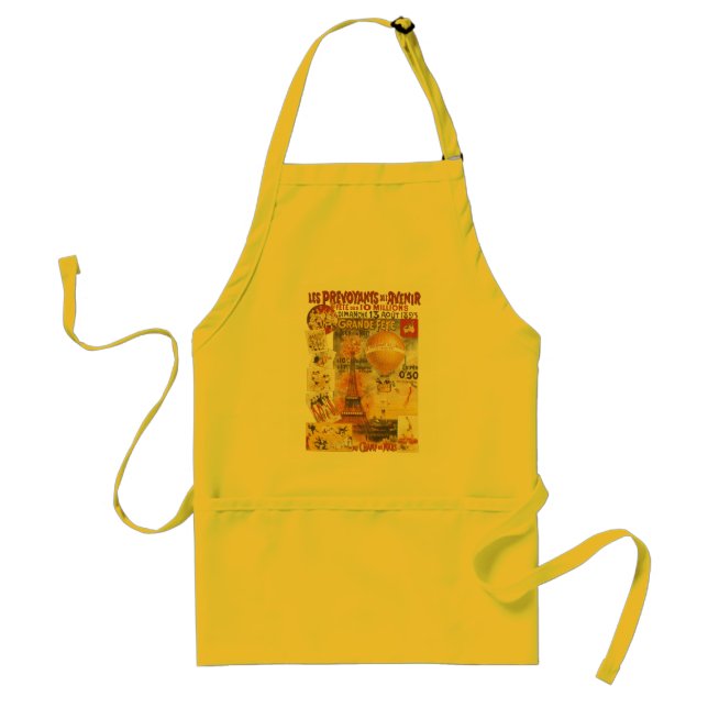 Antique Grand Fete Fair Poster Adult Apron (Front)