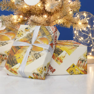 Antique Grand Fete Fair Poster Wrapping Paper