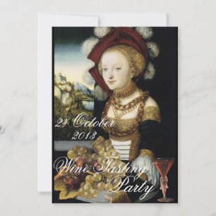 ANTIQUE GRAPE VINEYARD WINE TASTING PARTY INVITATION