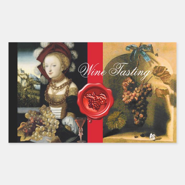 ANTIQUE GRAPE VINEYARD WINE TASTING PARTY WAX SEAL (Front)