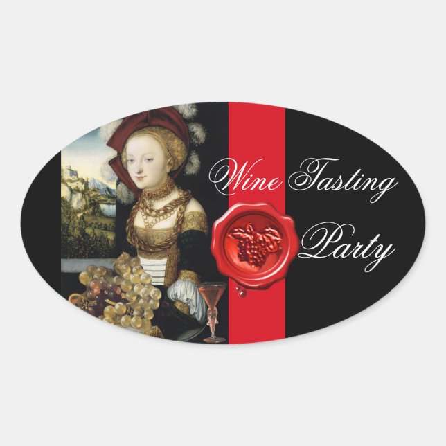 ANTIQUE GRAPE VINEYARD WINE TASTING PARTY WAX SEAL (Front)