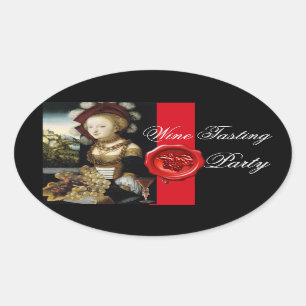 ANTIQUE GRAPE VINEYARD WINE TASTING PARTY WAX SEAL