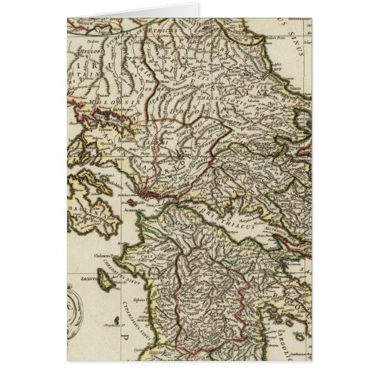 Antique Greek Map Cards (Front)