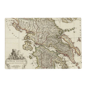 Antique Greek Map Placemat