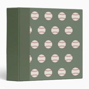Antique Green Baseball Binder Gift