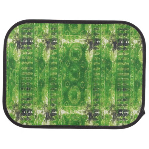 Antique green Oriental rug design