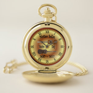 Antique Guitar ~ Matteo Sellas ~ Venice ~ Pocket Watch