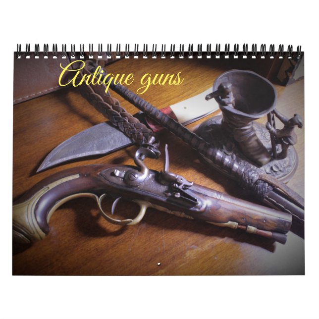 Antique guns photo calendar (Cover)