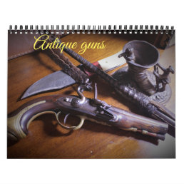 Antique guns photo calendar