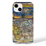 Antique Heart Shaped World Map by Peter Apian 1520 Case-Mate iPhone 14 Case