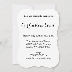 Antique Historic City Map Event Stationery Invitation