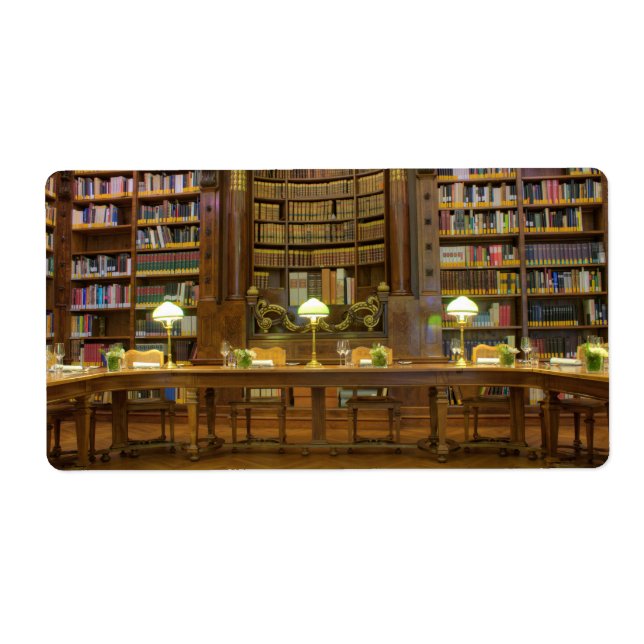 Antique Historical Library Label (Front)