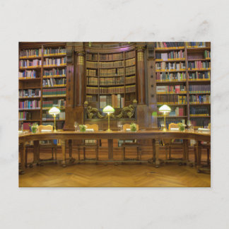 Antique Historical Library Postcard