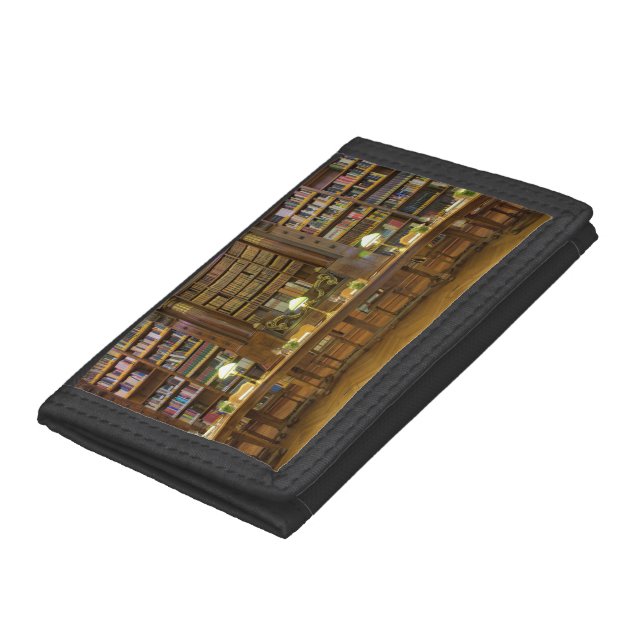Antique Historical Library Trifold Wallet (Bottom)