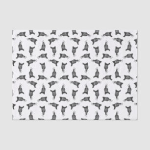 Antique Horse Saddles CUSTOM BACKGROUND COLOR Tissue Paper