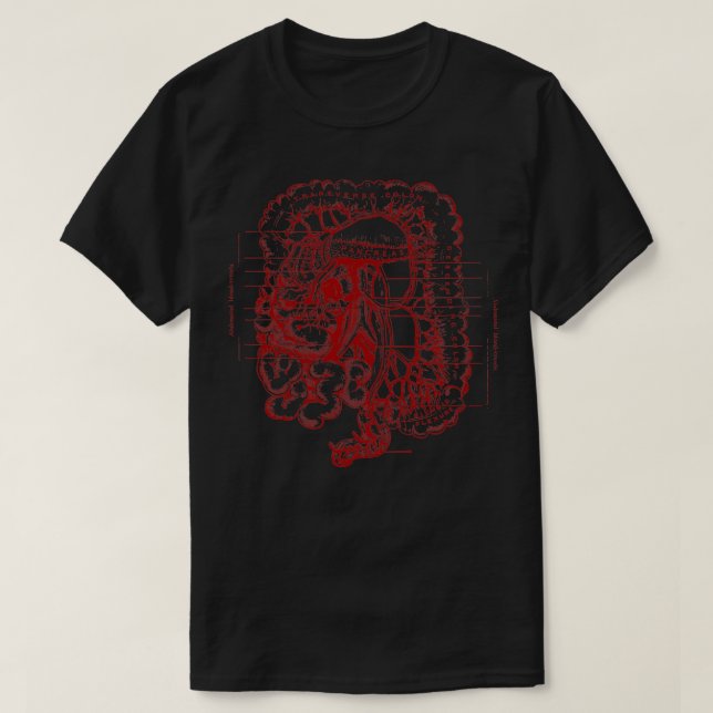 Antique Human Anatomy T-Shirt (Design Front)