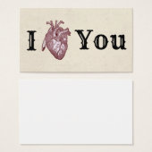 Antique I Heart You (Front & Back)