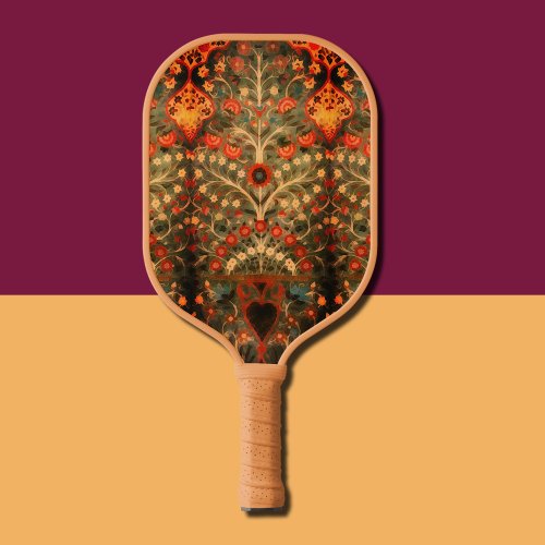 Antique  Indian  textile  design  _ add name  Pickleball Paddle