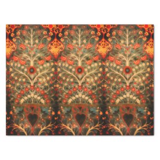 Antique  Indian  textile  design Tissue Paper