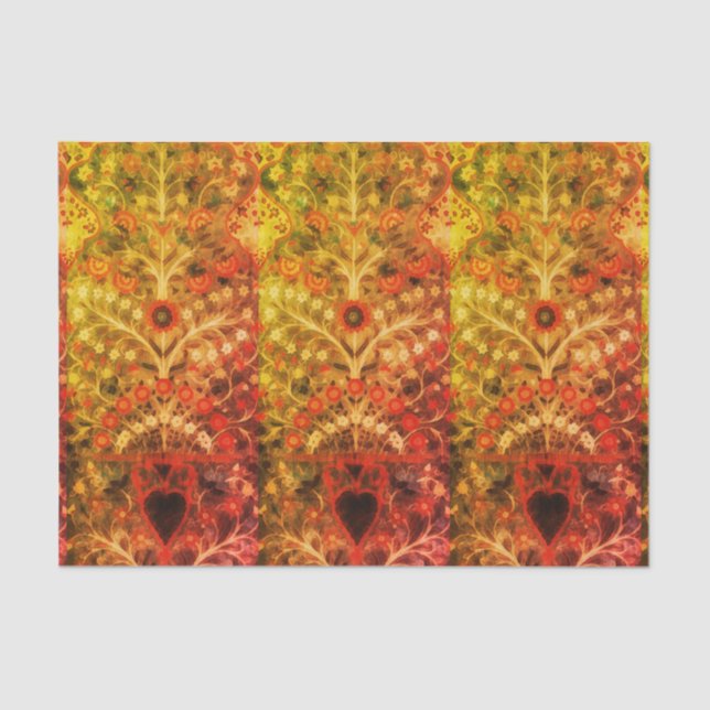 Antique  Indian  textile  design Tissue Paper (Front)