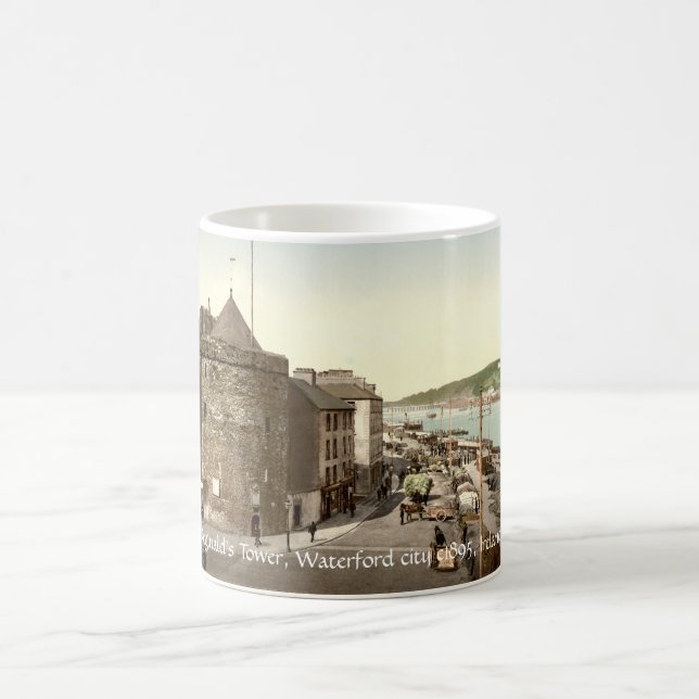 Antique Ireland mug, Reginalds Tower, Waterford Coffee Mug (Center)