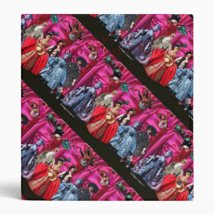 ANTIQUE ITALIAN PUPPETS MASQUERADE COSTUME PARTY BINDER