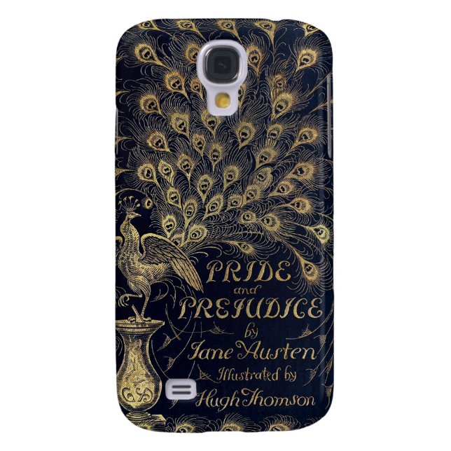 Antique Jane Austen Pride and Prejudice Peacock Case-Mate Samsung Galaxy Case (Back)