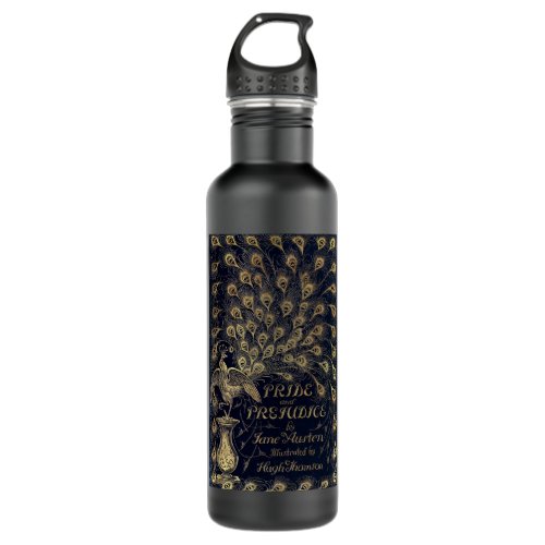 Antique Jane Austen Pride and Prejudice Peacock Water Bottle