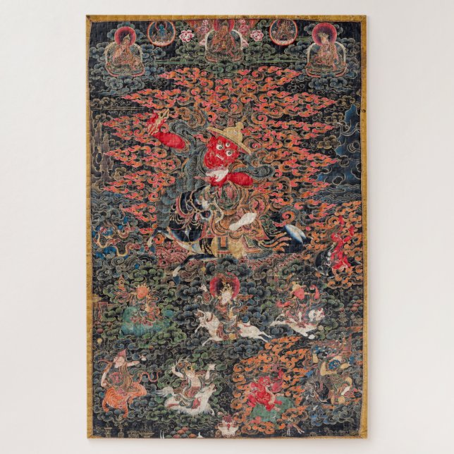 Antique Japanese Art Hero  Jigsaw Puzzle (Vertical)