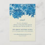 Antique Japanese Blue Cherry Blossom Enclosure Card