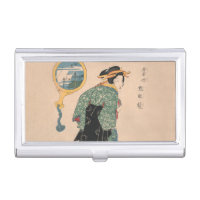 Antique Japanese Kimono Woman Ukiyo-e Woodblock