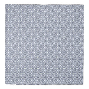 Antique Japanese Seigaiha Waves Duvet Cover
