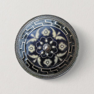 Antique Jewelry - Flower Pin/ Brooch button