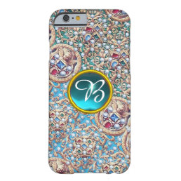 ANTIQUE JEWELS,GEMSTONES,PEARLS,ANGELS MONOGRAM BARELY THERE iPhone 6 CASE