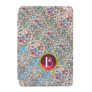 ANTIQUE JEWELS,GEMSTONES,PEARLS,ANGELS MONOGRAM iPad MINI COVER