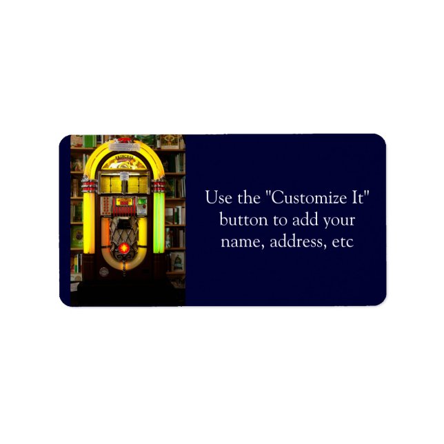 Antique Jukebox Label (Front)