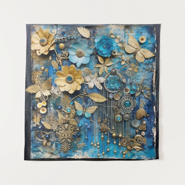 Antique Junk Paper Tapestry (Front)