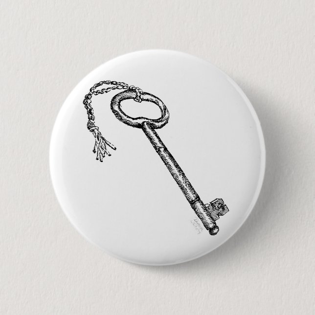 Antique Key Button (Front)