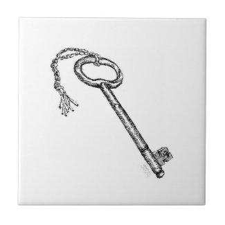Antique Key Decorative Tile