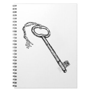 Antique Key Notebook
