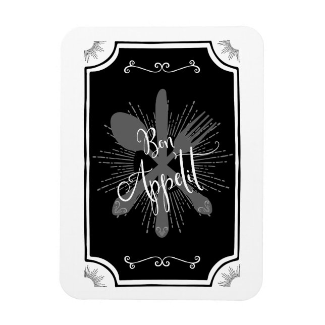 Antique Kitchen Sign – Bon Appetit Magnet (Vertical)