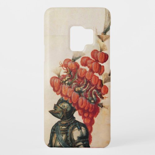 ANTIQUE KNIGHT HELMET DRAGONS AND RED FEATHERS Case_Mate SAMSUNG GALAXY S9 CASE