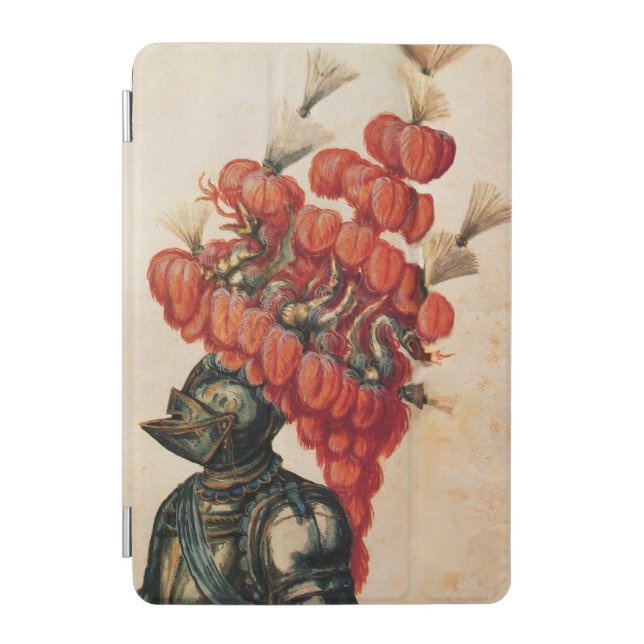 ANTIQUE KNIGHT HELMET ,DRAGONS iPad MINI COVER (Front)