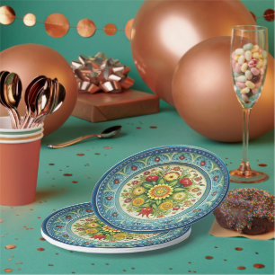 Antique Kornilov Brothers Porcelain Paper Plate