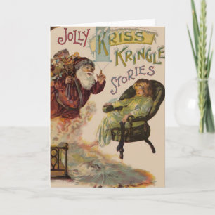 Antique Kris Kringle Sanga Claus Holiday Card