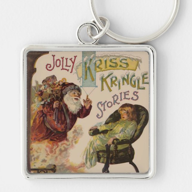 Antique Kris Kringle Sanga Claus Keychain (Front)