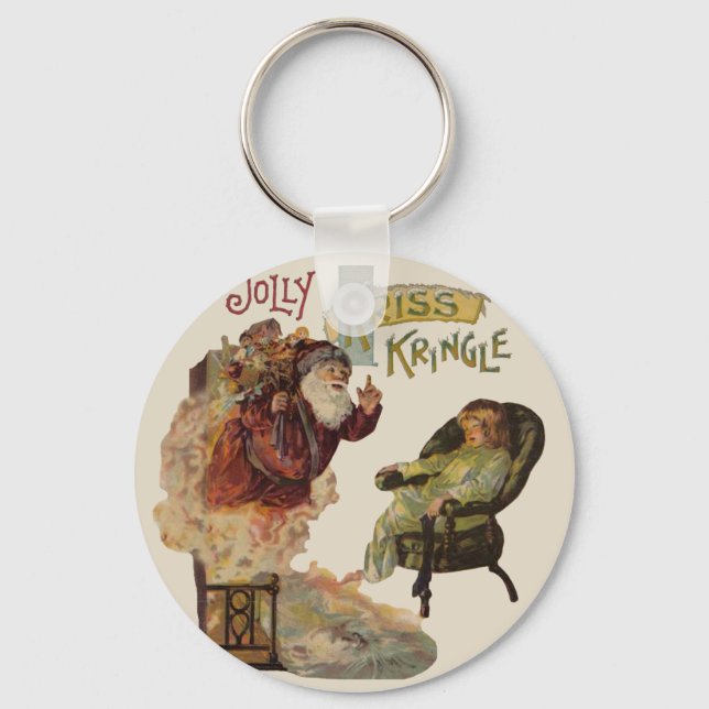 Antique Kris Kringle Sanga Claus Keychain (Front)