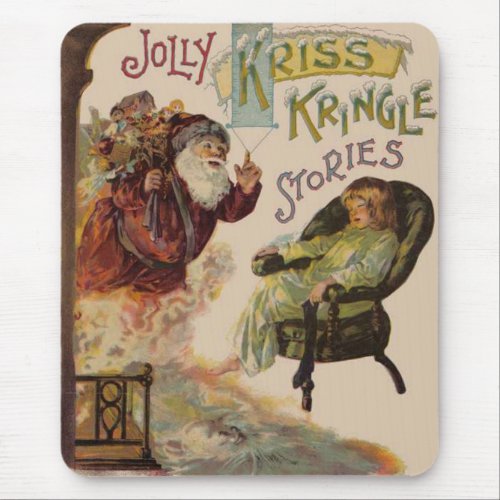 Antique Kris Kringle Sanga Claus Mouse Pad