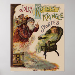 Antique Kris Kringle Sanga Claus Poster