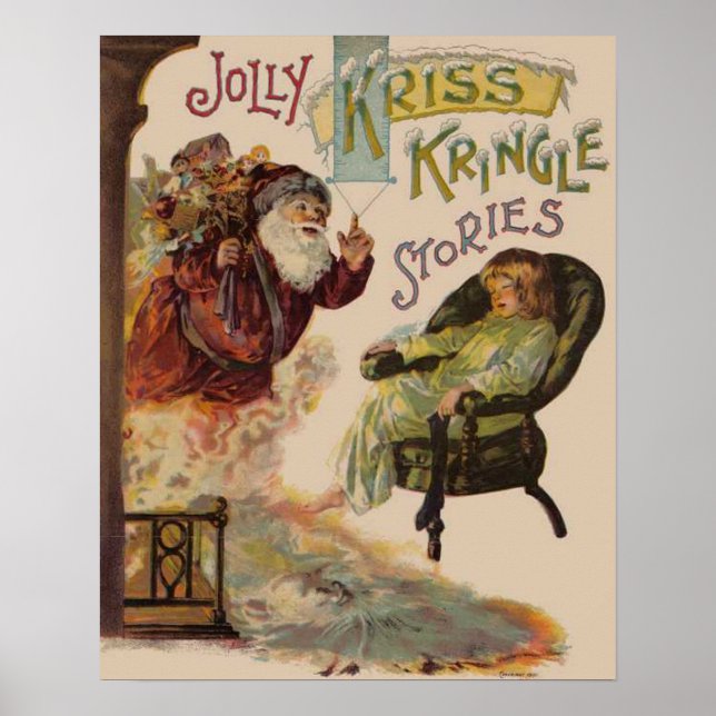 Antique Kris Kringle Sanga Claus Poster (Front)